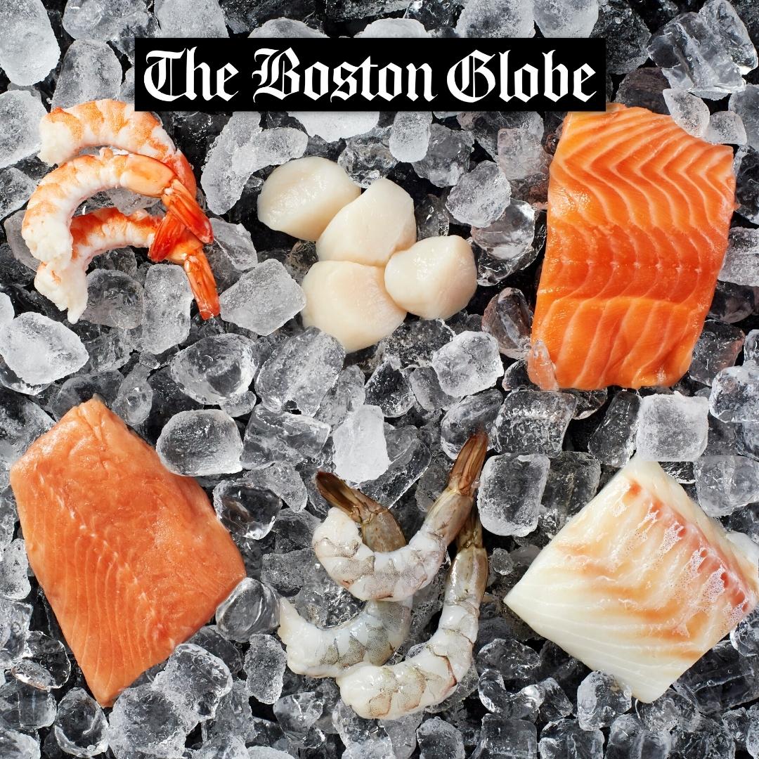 The Boston Globe Article about North Coast Seafoods Frozen Seafood
