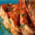 Close up of cooked jumbo shrimp