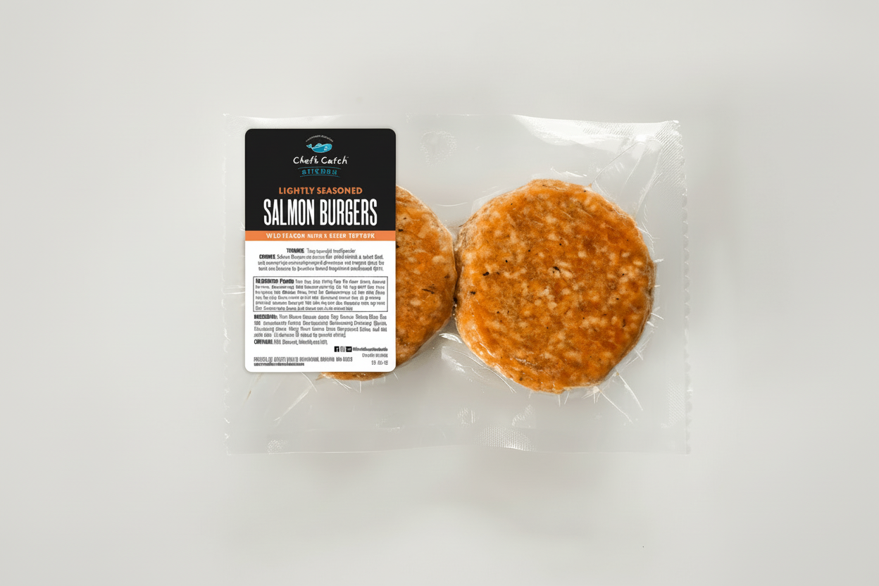Frozen Salmon Burgers