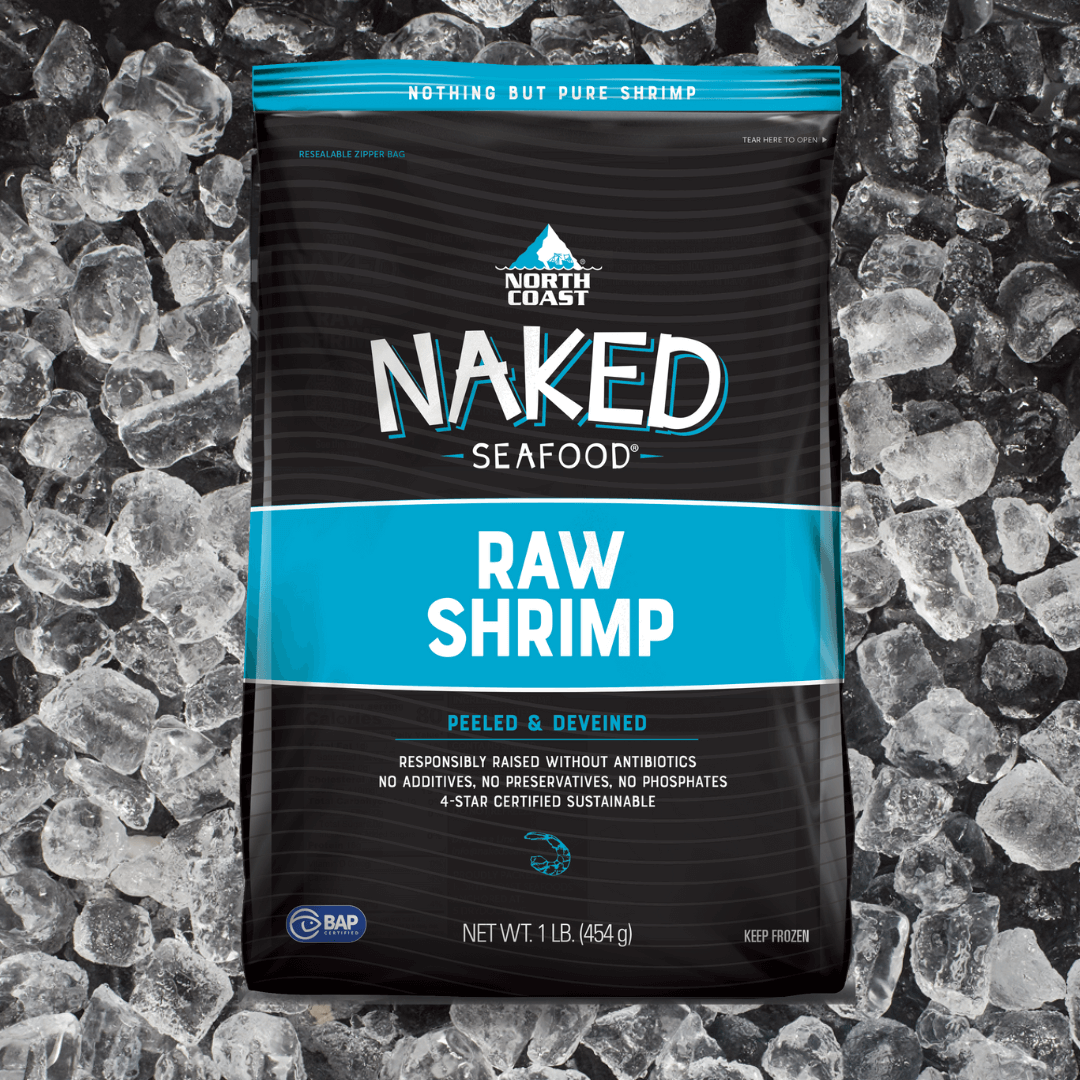 Raw Naked Shrimp