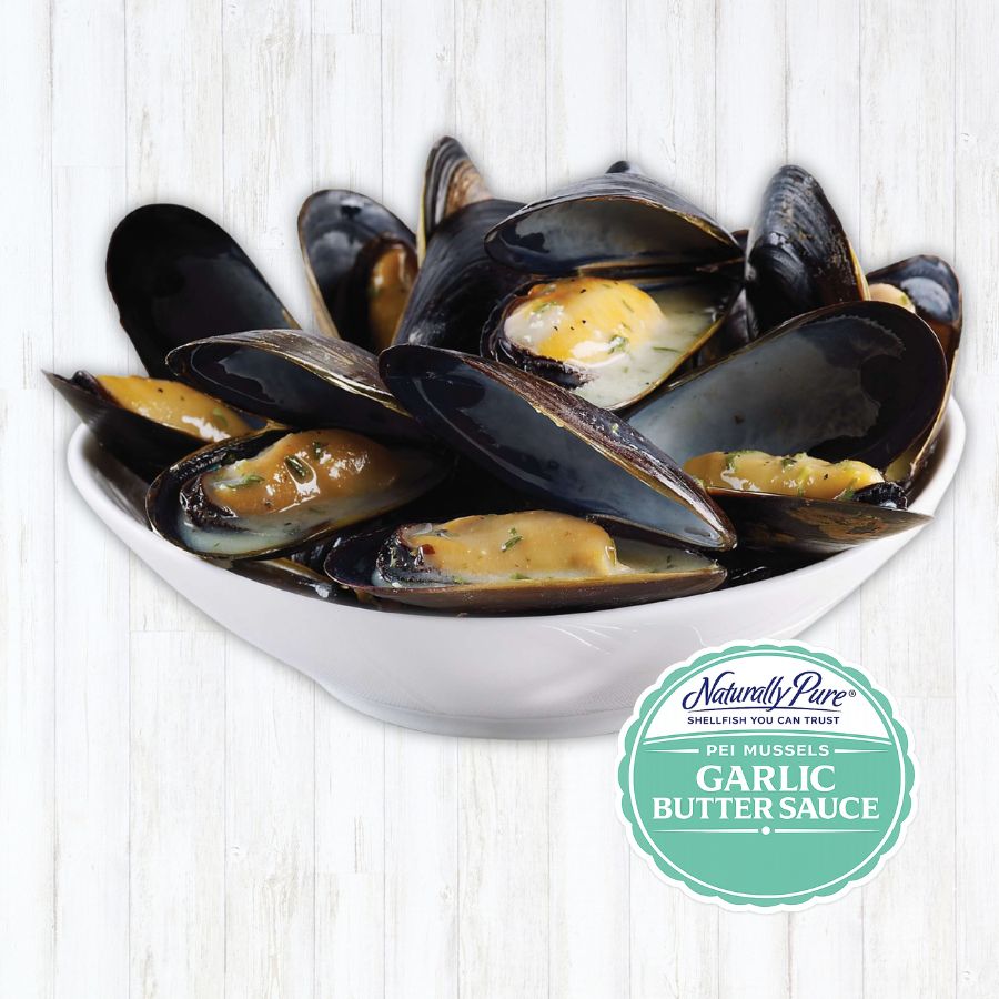 Garlic Butter PEI Mussels