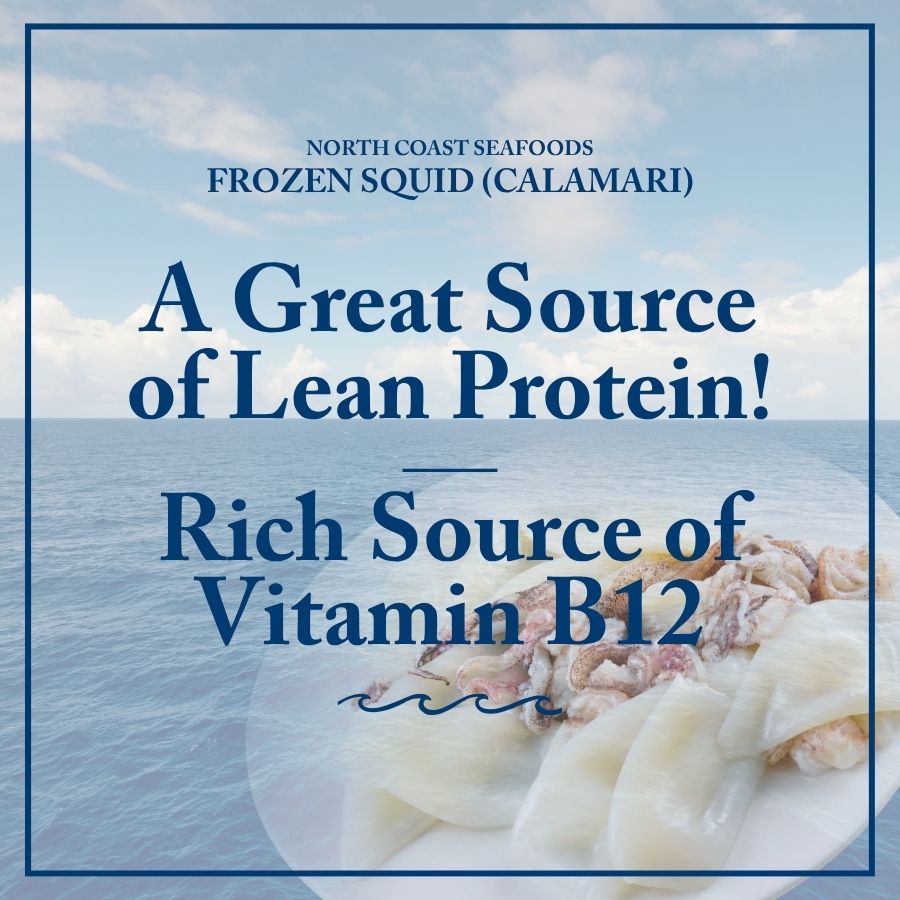 Premium Squid | Whole Tubes &amp; Tentacles (CALAMARI) PRODUCT OF USA