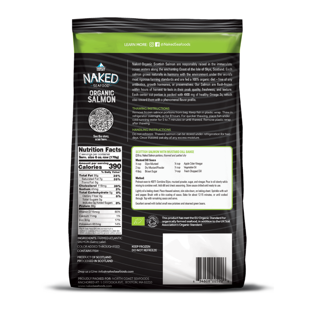 2 center cut 6 oz. skin on portions ingredients 