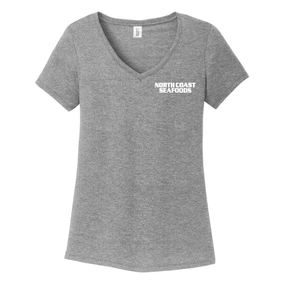 north coast seafoods grey womens tshirt