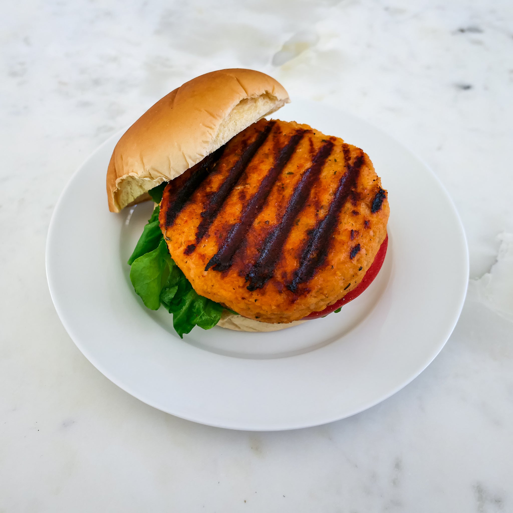 Salmon Burgers Plain Frozen, Shop