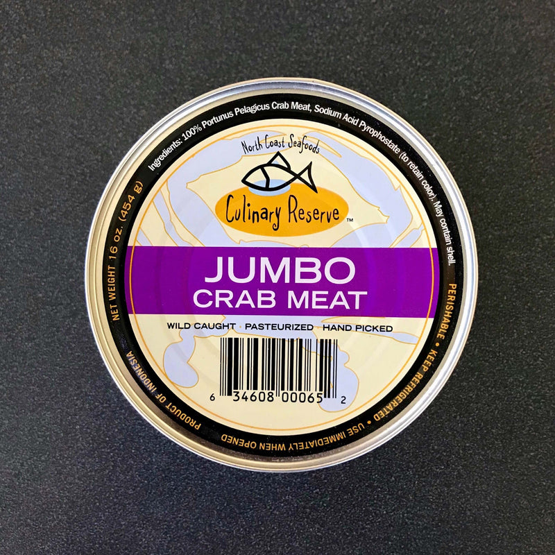 Jumbo Lump Canned Crab Meat North Coast Seafoods