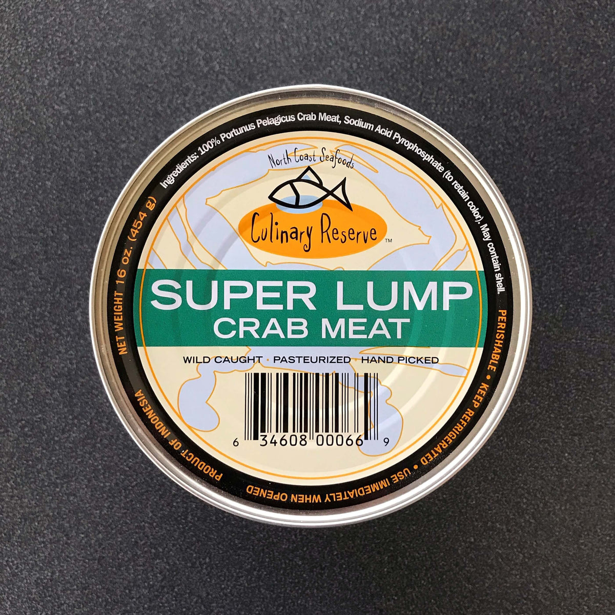 Culinary Reserve super lump crab meat in c an